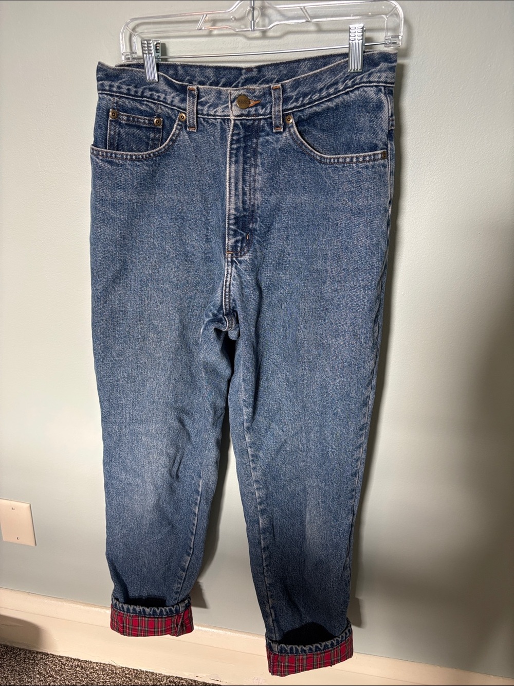 L.L. Bean Relaxed Flannel-Lined Jeans